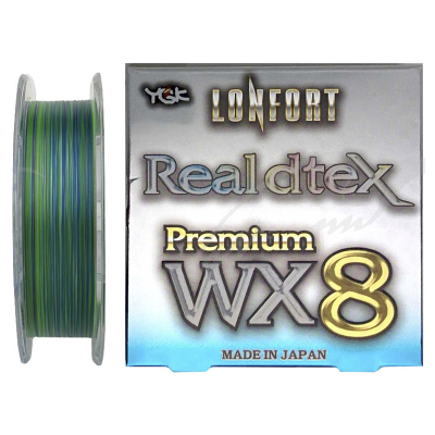 Шнур YGK Lonfort Real DTex X8 90m Multi Color 0.4/12lb (5545.02.81)