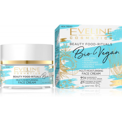 Крем для обличчя Eveline Cosmetics Bio Vegan Глибоко зволожуючий 50 мл (5901761986884)