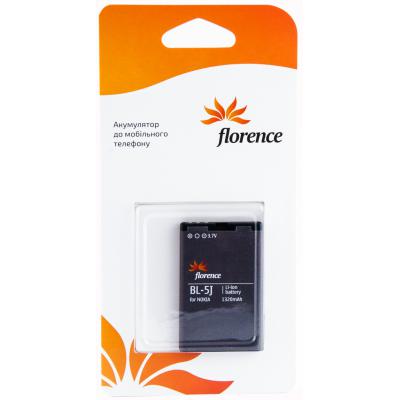 Акумуляторна батарея для телефону Florence Nokia BL-5J 1320mA (BL-5J)