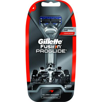 Бритва Gillette Fusion ProGlide McLaren design c 2 сменными картриджами (7702018333295)