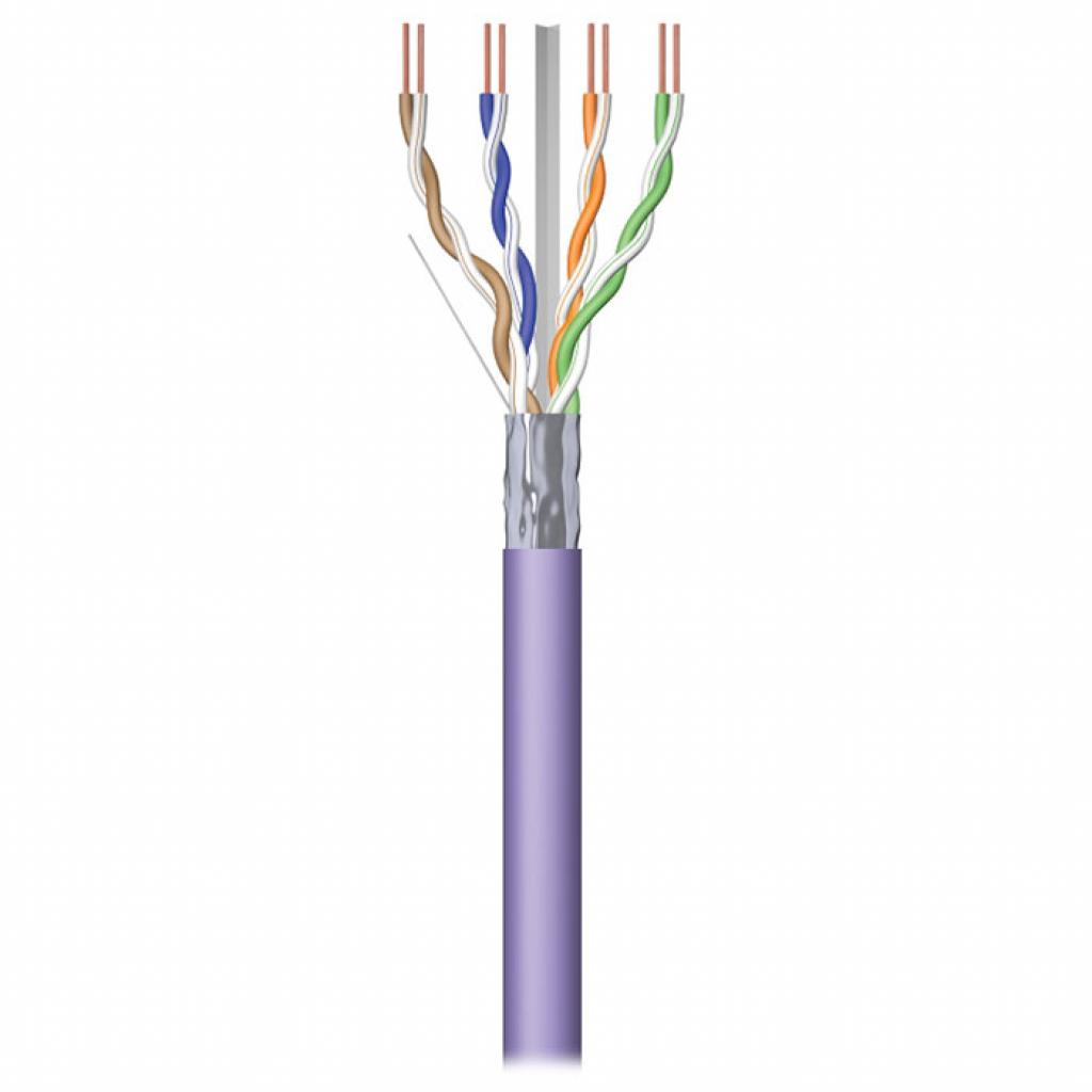 Кабель мережевий Kingda UTP 305м, cat 5e, CU, 4 pairs, 24AWG, LSZH, violet (KDUT8001-LSZH)