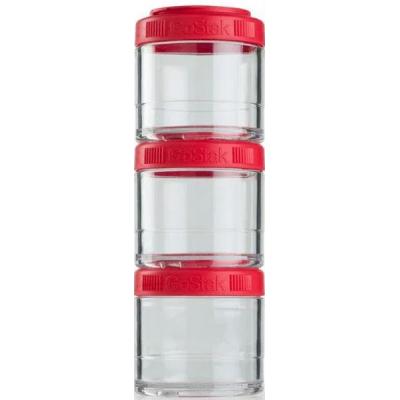 Контейнер спортивний BlenderBottle GoStak 3 Pak Red ORIGINAL (GS_3*100_Red)