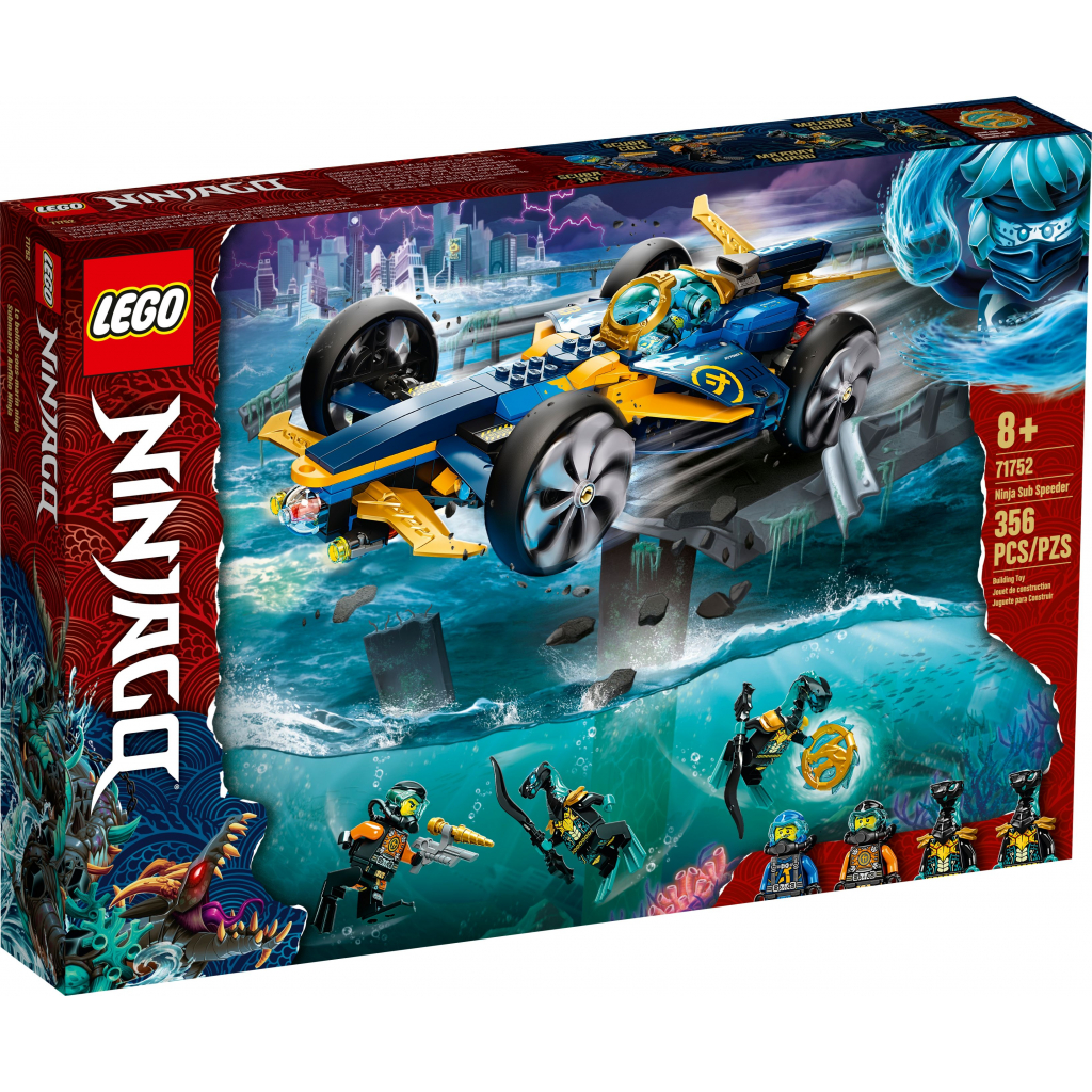 Конструктор LEGO Ninjago Спідер-амфібія ніндзя 356 деталей (71752)