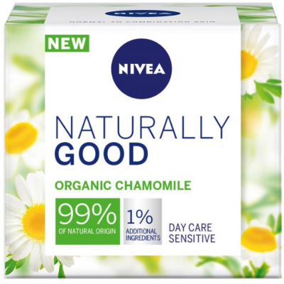 Крем для обличчя Nivea Naturally Good Денний для чутливої шкіри 50 мл (4005900701060)