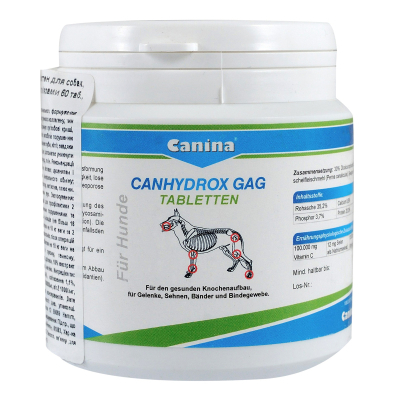 Таблетки для тварин Canina Petvital Canhydrox GAG (Gag Forte) для кісток та суглобів 60 шт (4027565123490)