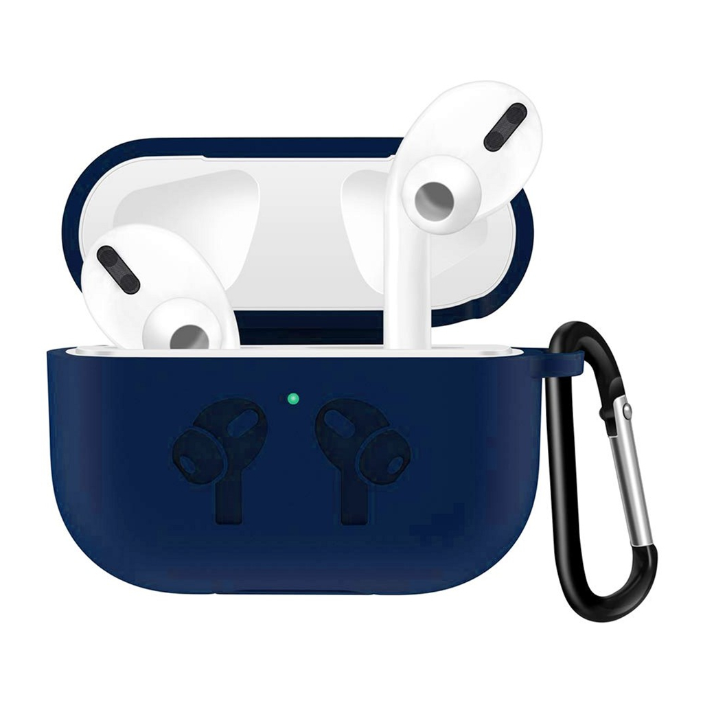 Чохол для навушників BeCover Silicon Protection для Apple AirPods Pro Navy Blue (704495)