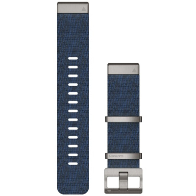 Ремінець до смарт-годинника Garmin MARQ, QuickFit 22m, Jacquard Weave Nylon Strap, Indigo (010-12738-02)