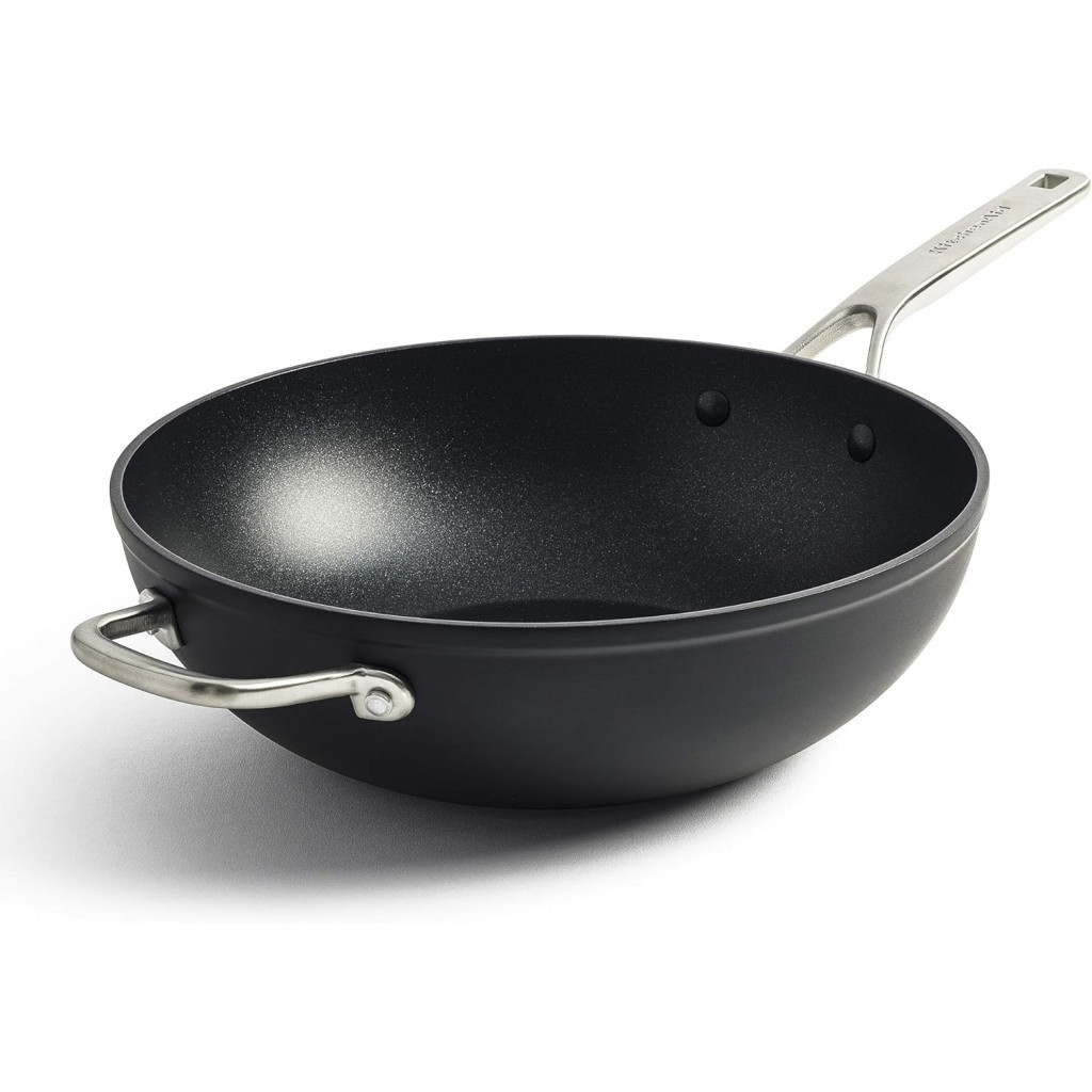 Сковорода KitchenAid Wok FHA 30 см з керамічним покриттям (CC005696-001)