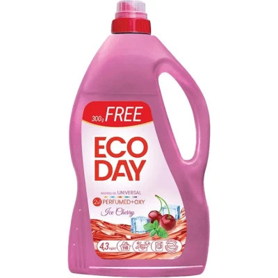 Гель для прання Oniks Eco Day Universal Ice Cherry 4.3 кг (4820191761049)