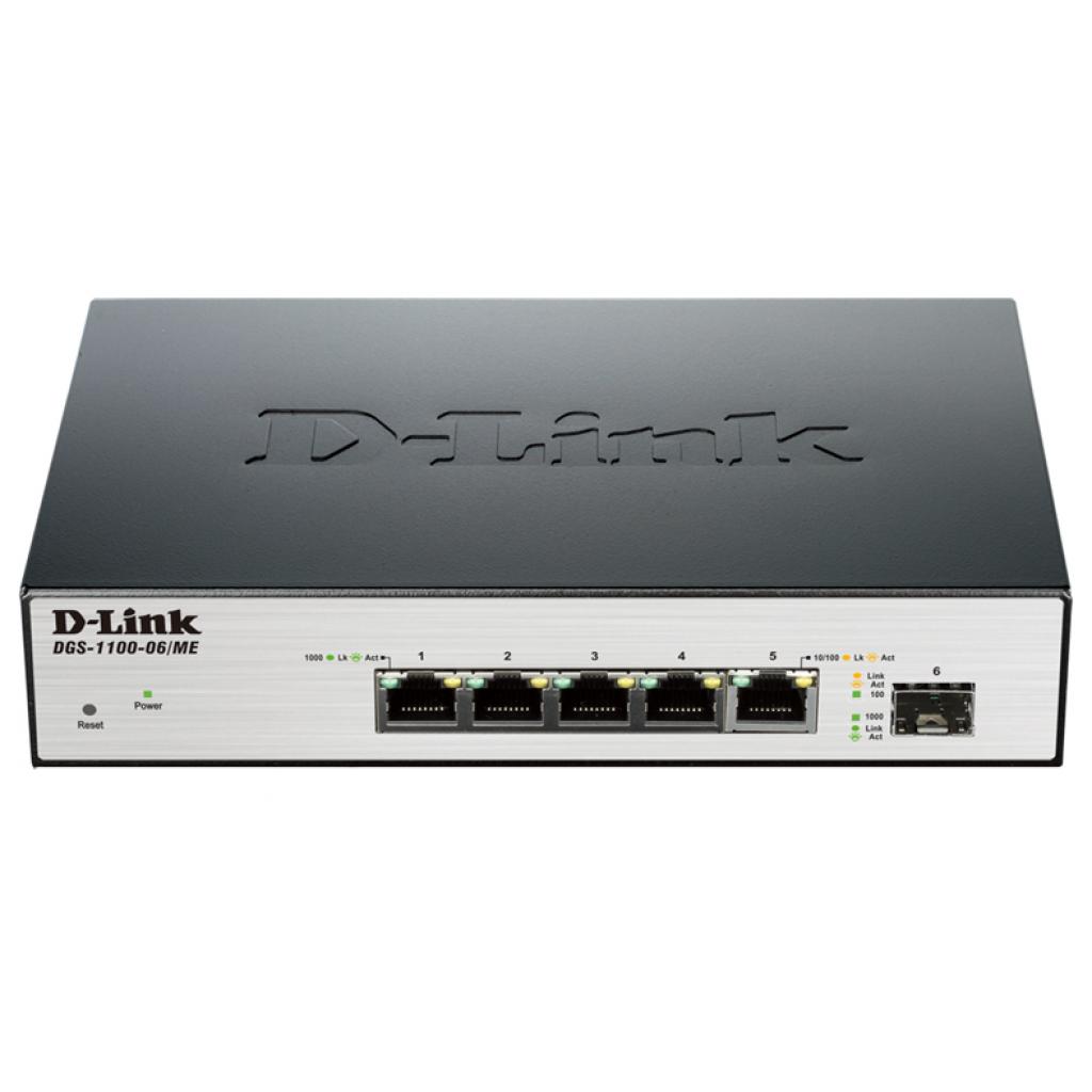 Комутатор мережевий D-Link DGS-1100-06/ME