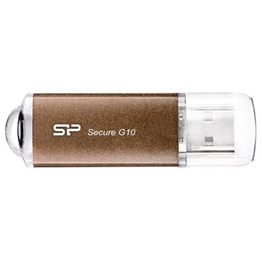 USB флеш накопичувач Silicon Power 16GB Secure G10 USB 2.0 Bronze (SP016GBUF2G10V1Z)