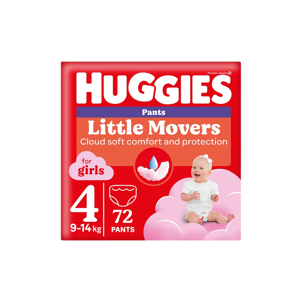 Підгузок Huggies Pants 4 (9-14 кг) для дівчаток 72 шт (5029053564098)