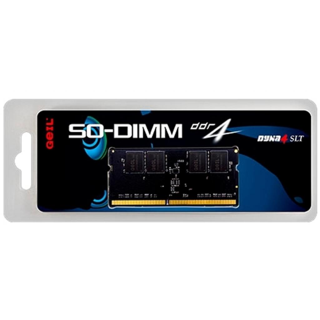 Модуль пам'яті для ноутбука SoDIMM DDR4 16GB 2666MHz Geil (GS416GB2666C19SC)