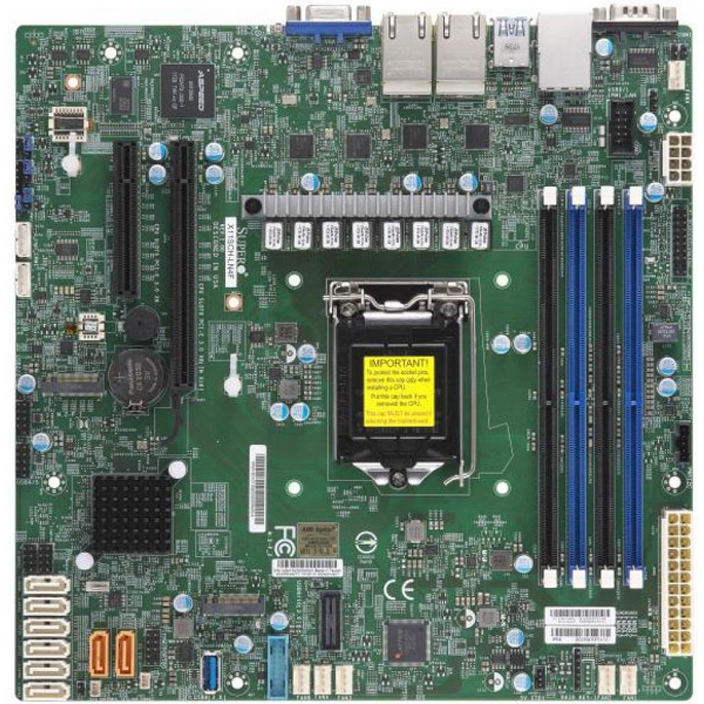 Серверна материнська плата Supermicro X11SCH-LN4F-O