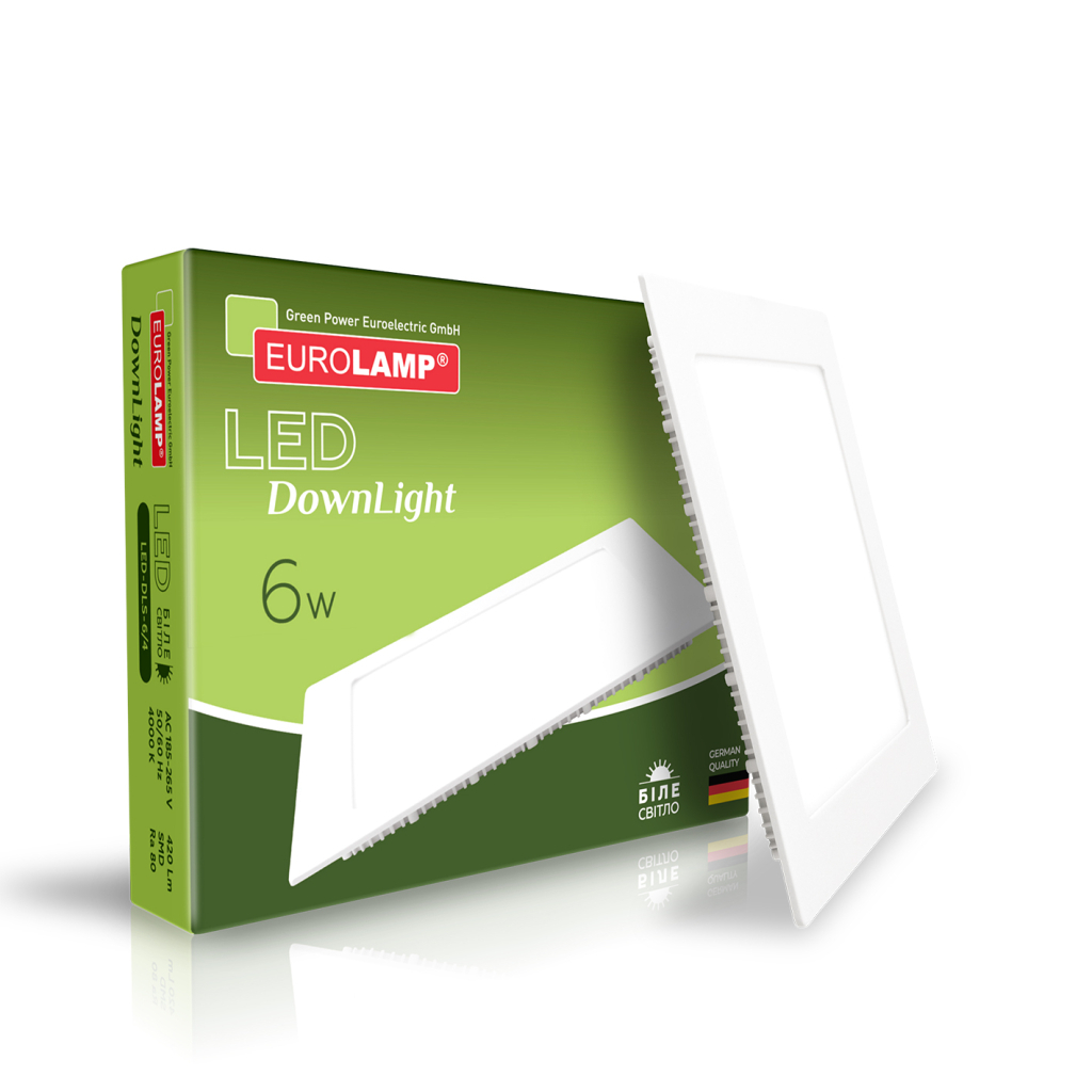 Світильник Eurolamp Downlight 6W 4000K (LED-DLS-6/4)