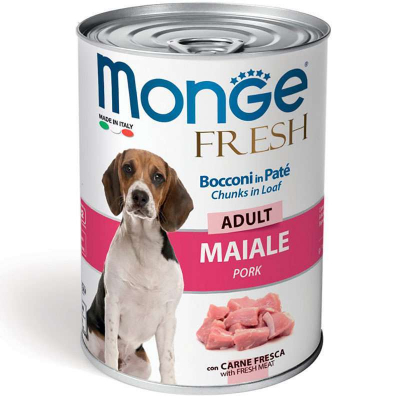 Консерви для собак Monge Dog Fresh свинина 400 г (8009470014465)