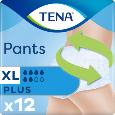 Підгузки для дорослих Tena Pants Plus XL 12 (7322540587555)