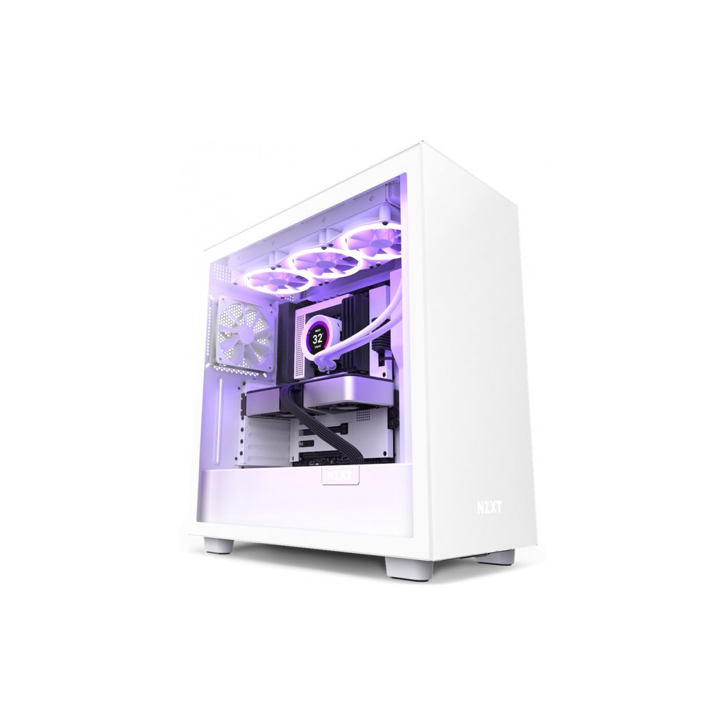 Корпус NZXT H7 v1 2022 Base Edition All White (CM-H71BW-01)