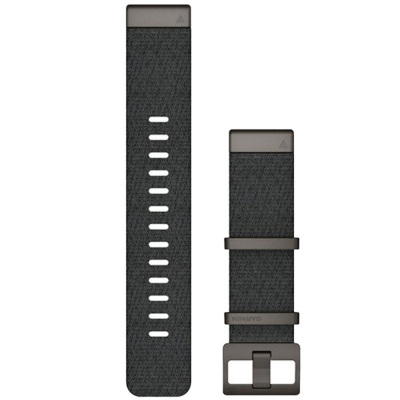 Ремінець до смарт-годинника Garmin MARQ, QuickFit 22m, Jacquard Weave Nylon Strap, Black (010-12738-21)