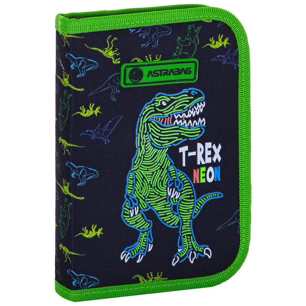 Пенал Astrabag AC1 T-Rex neon (503023018)