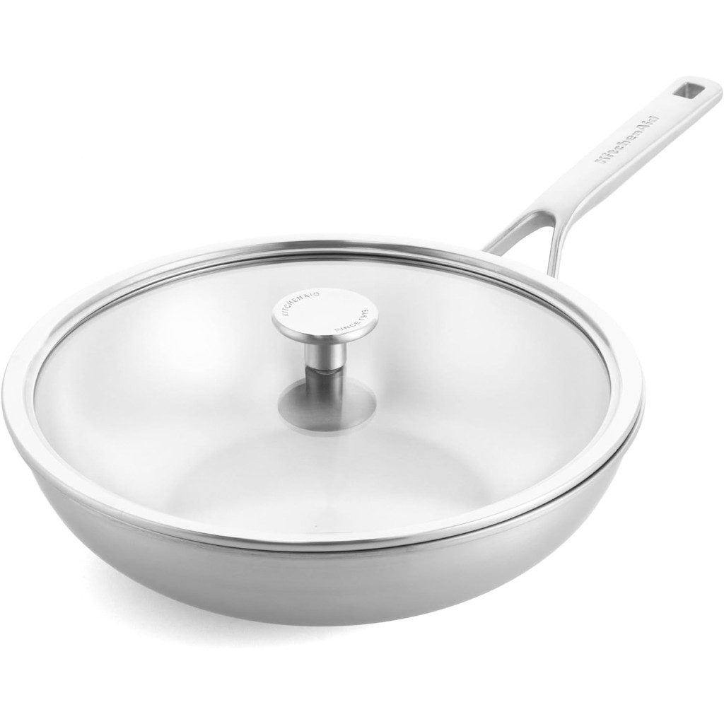 Сковорода KitchenAid Wok MSS 28 см 3,5 л з кришкою (CC003254-001)