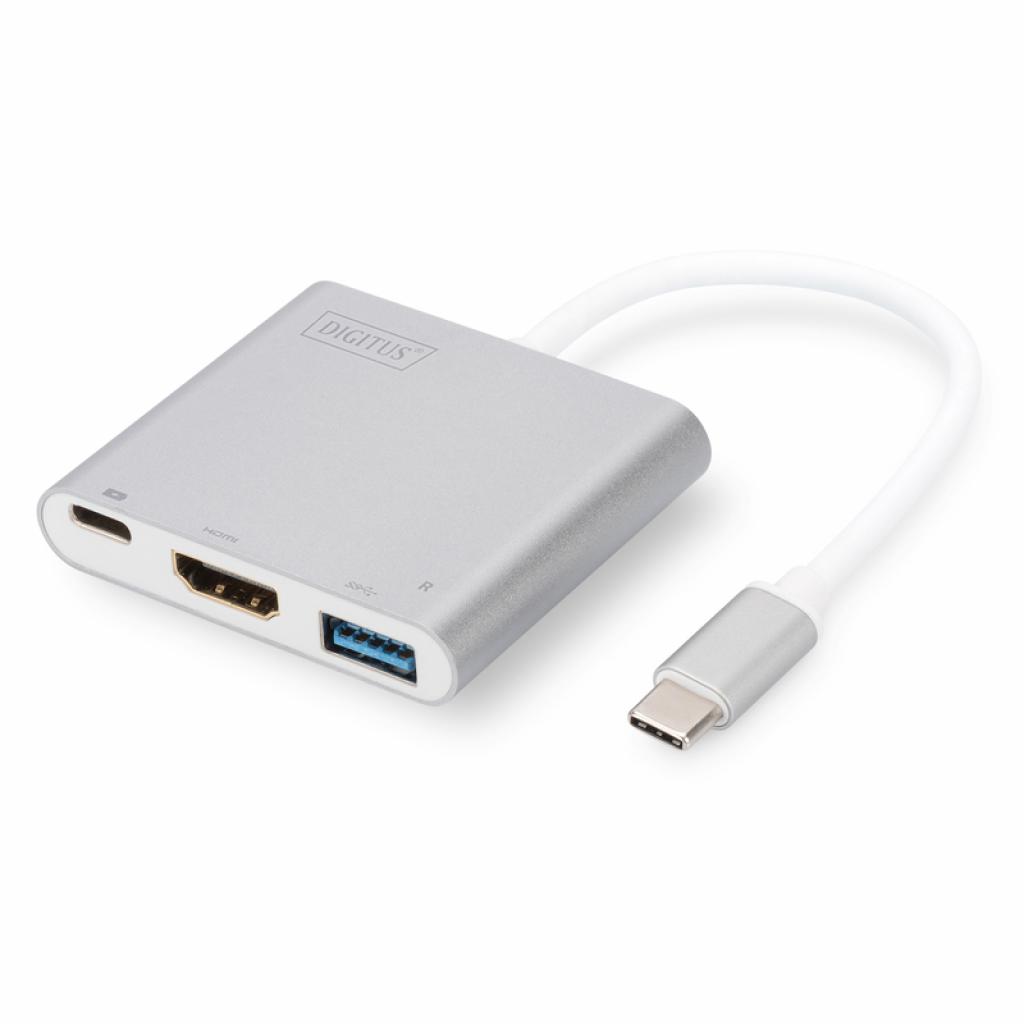 Перехідник Type-C to HDMI/USB 3.0/Type-C Digitus (DA-70838)