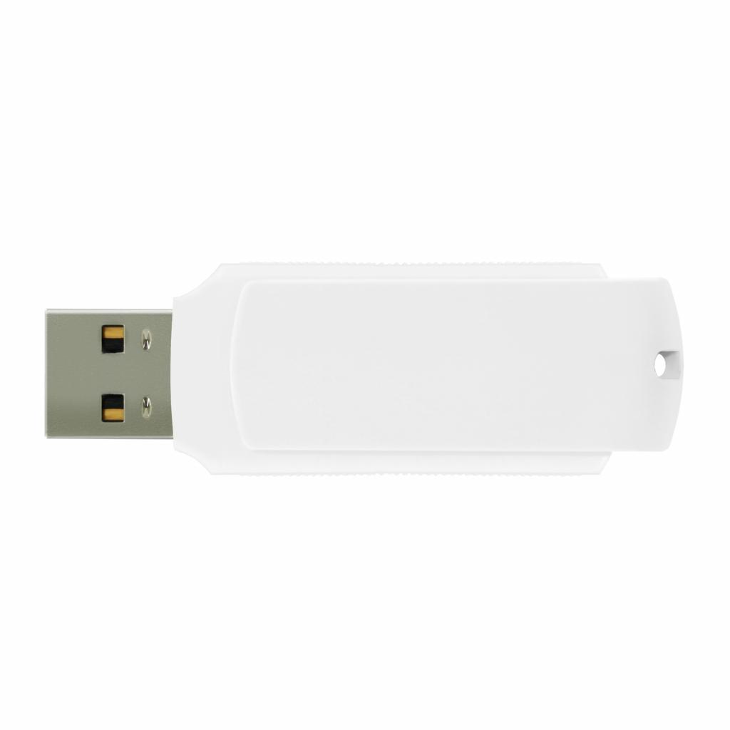 USB флеш накопичувач Goodram 16GB UCO2 White Clip USB 2.0 (UCO2-0160WWBBB)