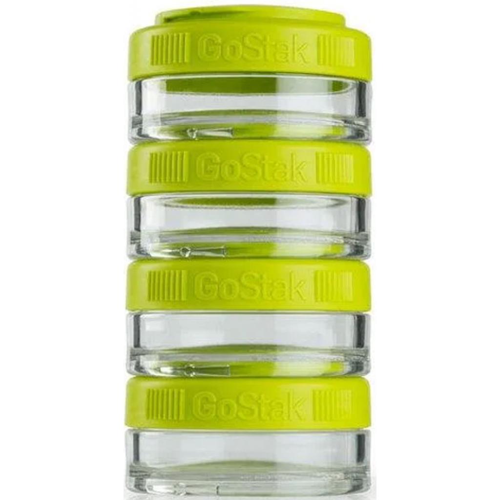 Контейнер спортивний BlenderBottle GoStak 4 Pak 4х40 мл Green ORIGINAL (GS_4*40_Green)