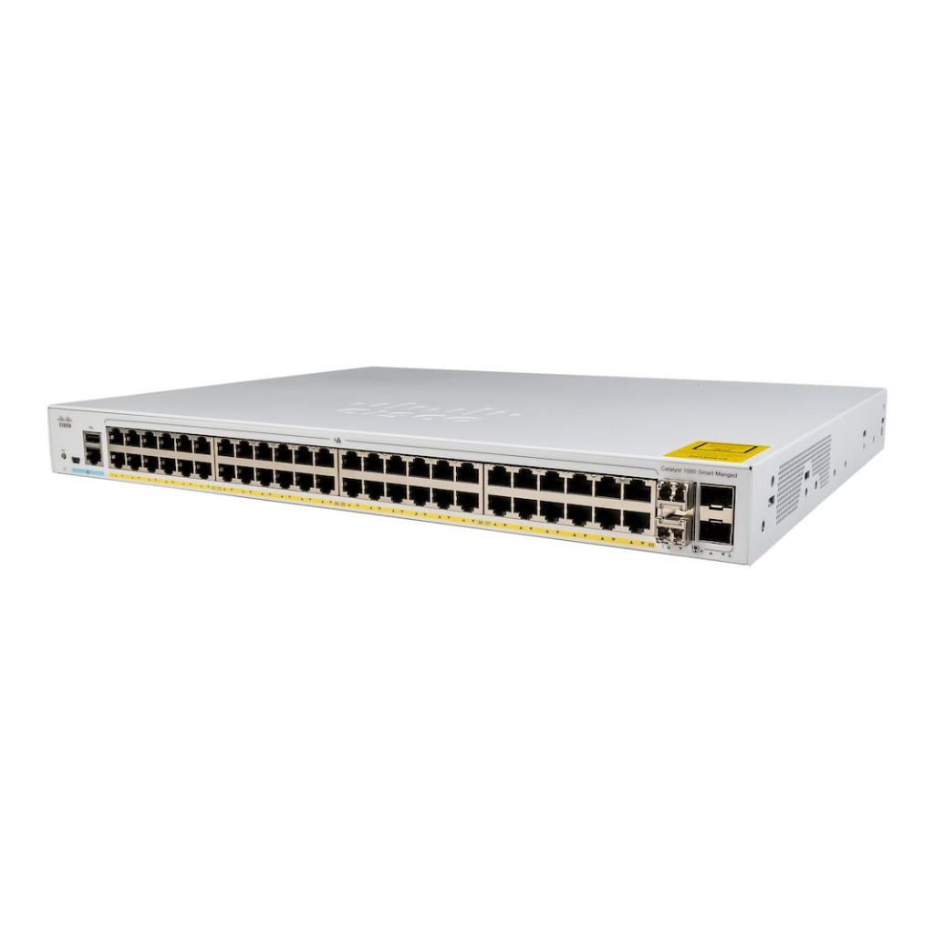 Комутатор мережевий Cisco C1000-48P-4X-L