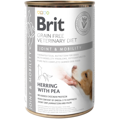 Консерви для собак Brit GF VetDiets Dog Joint&Mobility 400 г (8595602535996)