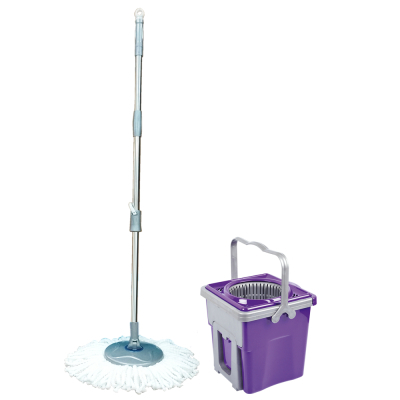 Комплект для прибирання Planet Household Spin Mop Telescopic пурпурний 9 л (6847)