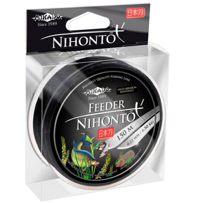 Волосінь Mikado Nihonto Feeder 150 м 0,28 мм 9,4 кг Black (ZNF-028)