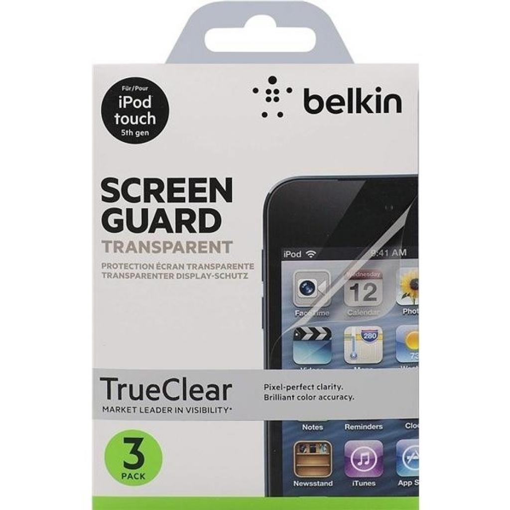 Плівка захисна Belkin iPоd touch (5Gen) Screen Overlay CLEAR 3in1 (F8W208cw3)