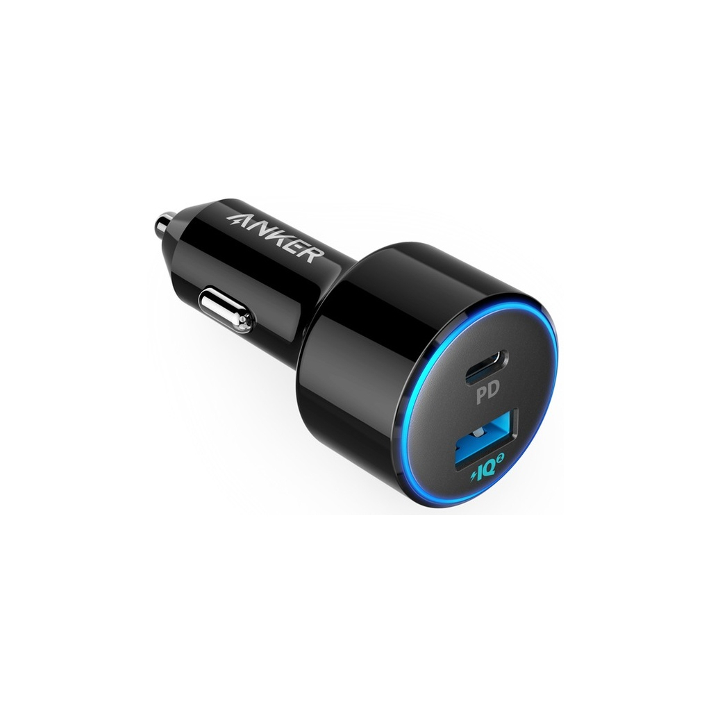 Зарядний пристрій Anker PowerDrive PD 2 - 30W PD & 19.5W PowerIQ2.0 (Black) (A2229H12)