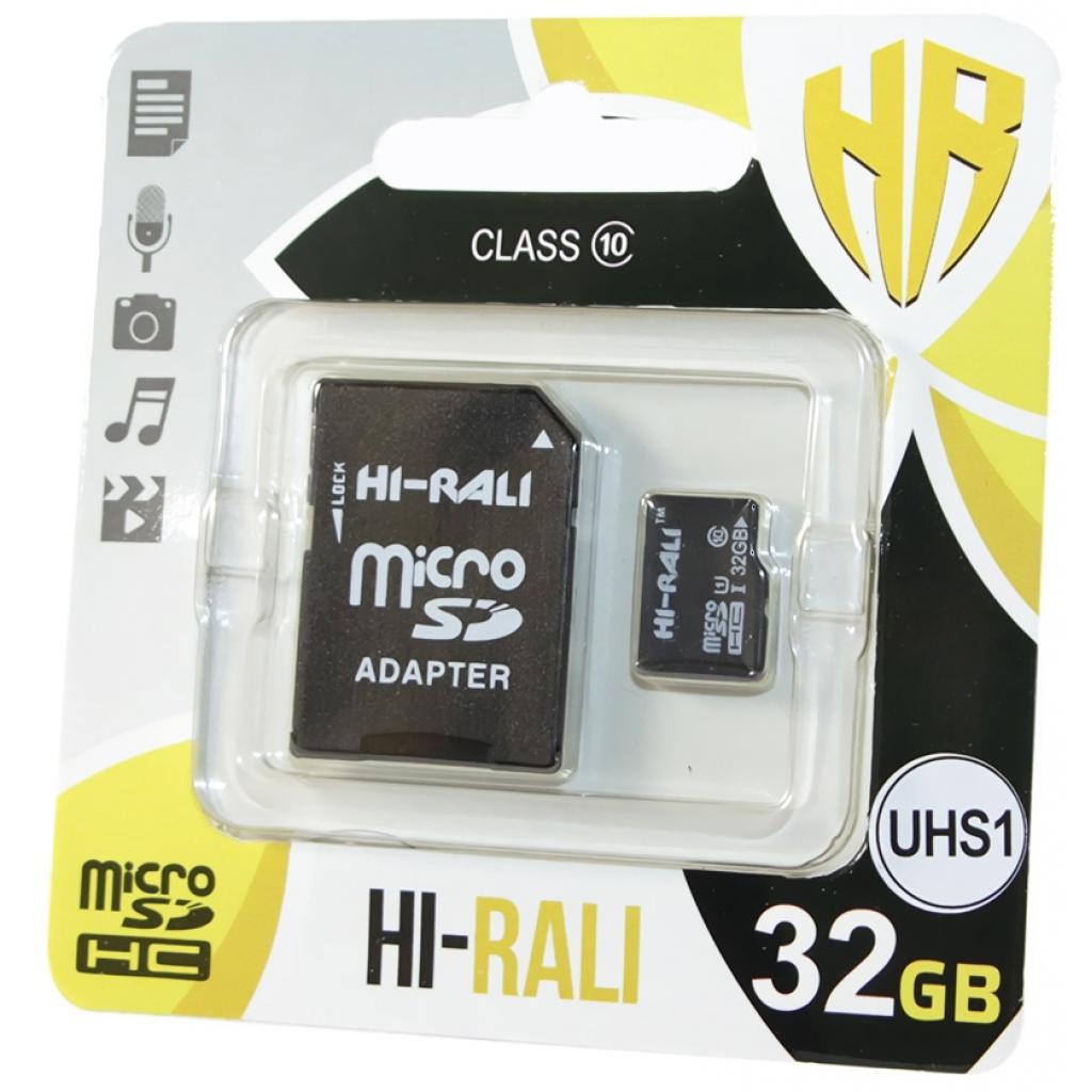 Карта пам'яті Hi-Rali 32GB microSDHC class 10 UHS-I (HI-32GBSD10U1-01)