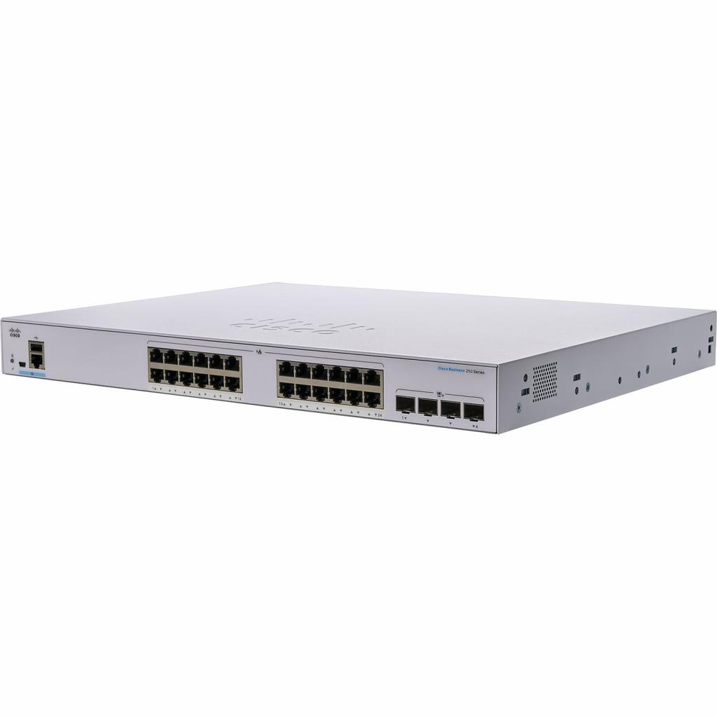 Комутатор мережевий Cisco CBS250-24P-4G