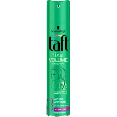 Лак для волосся Taft True Volume (фіксація 3) 250 мл (4015100201772)