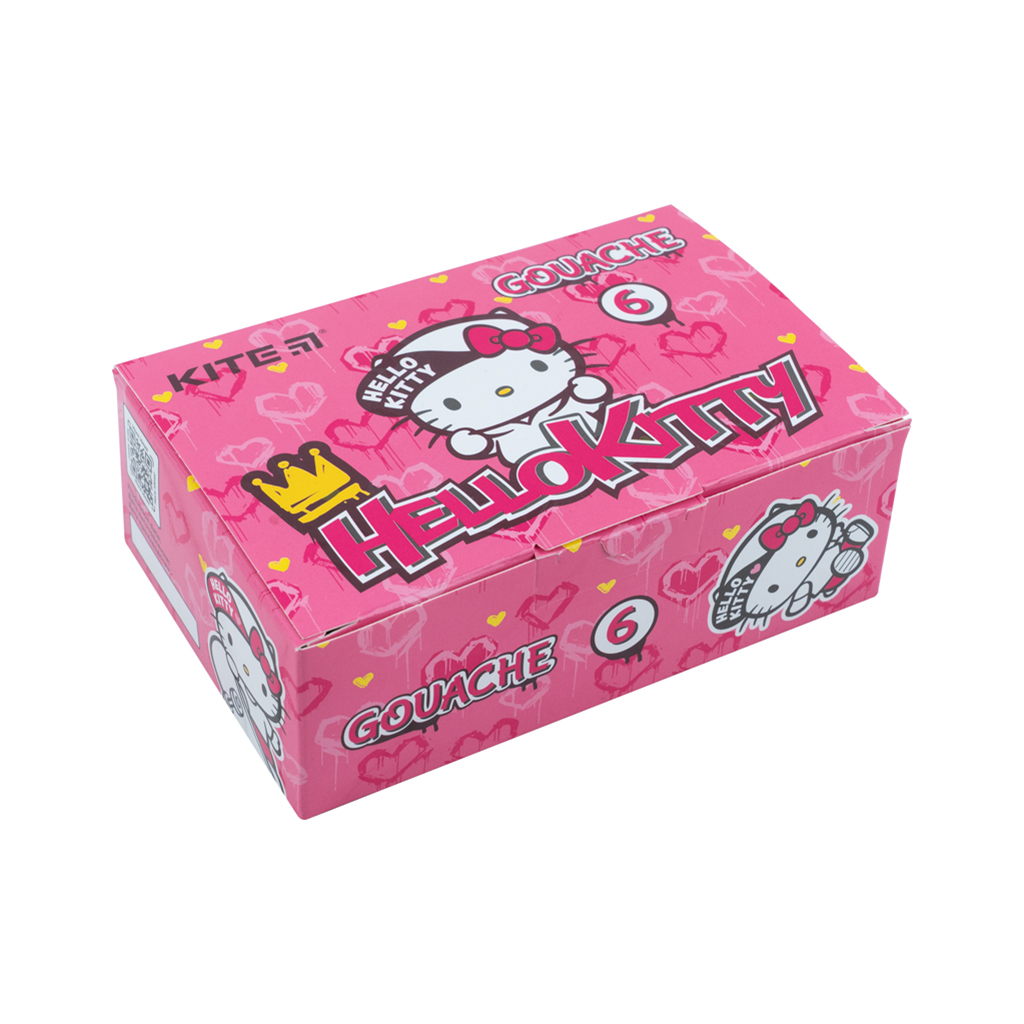 Фарби для малювання Kite Hello Kitty гуаш 12 кольорів (HK22-062)