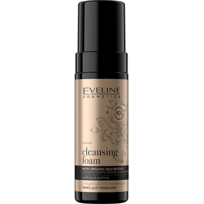 Пінка для вмивання Eveline Cosmetics Organic Gold Cleansing Foam очищуюче-заспокійлива 150 мл (5903416028819)