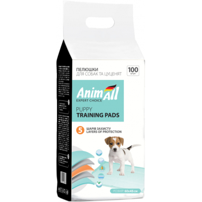 Пелюшки для собак AnimAll 60х45 см 100 шт (4820224500911)