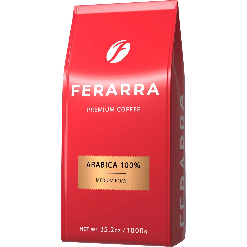 Кава Ferarra Caffe 100% Arabica в зернах 1 кг (fr.17673)