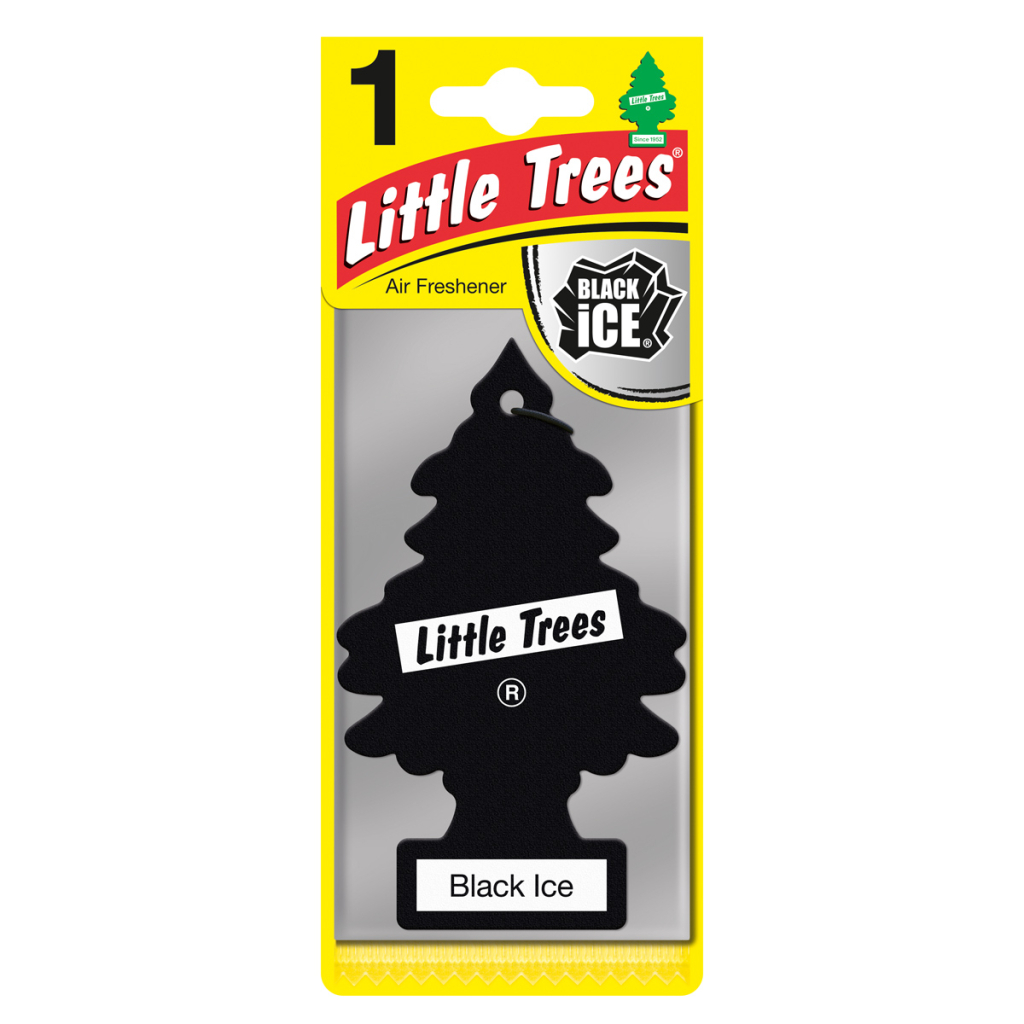 Ароматизатор для автомобіля Little Trees Чорний лід (78092)