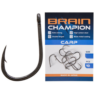 Гачок Brain Champion Carp 6 (10 шт/уп) (1858.54.31)