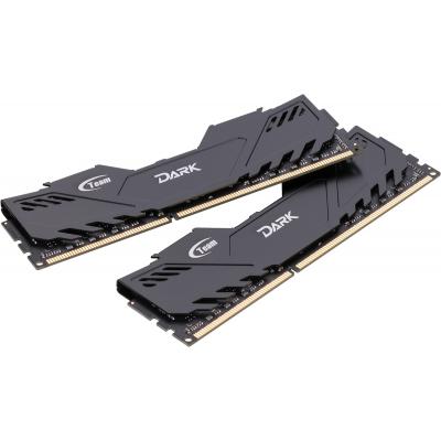 Модуль пам'яті для комп'ютера DDR3 16GB (2x8GB) 1600 MHz Dark Black Team (TDKED316G1600HC9DC01)