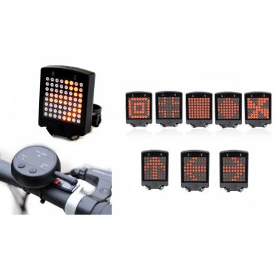 Задня велофара Velotrade габаритный задний BC-TL5470 красный LED, USB с пультом (LTSS-029)