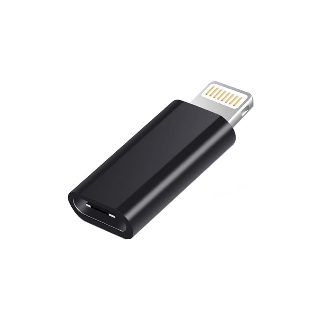 Перехідник USB Type-C to Lightning black XoKo (XK-AC015-BK)