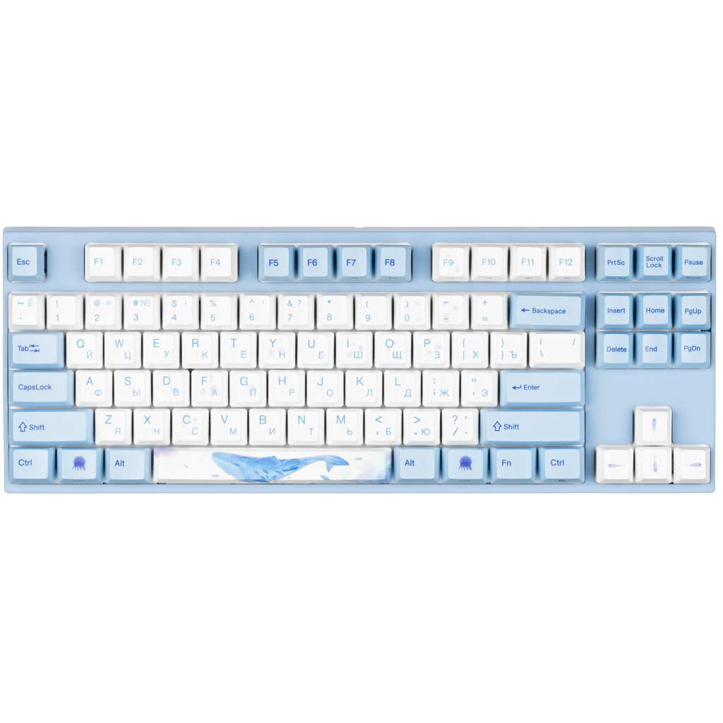 Клавіатура Varmilo VEM87 Sea Melody EC V2 Daisy Multicolor (A33A038A8A3A06A033)