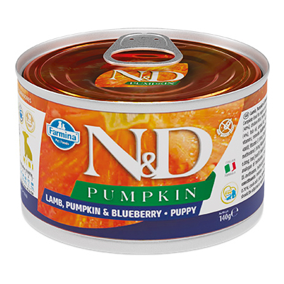 Консерви для собак Farmina N&D Grain Pumpkin Lamb Puppy Mini 140 г (8606014102307)