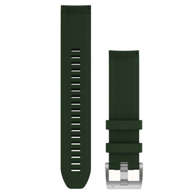 Ремінець до смарт-годинника Garmin MARQ, QuickFit 22m, Pine Green Silicone (010-13008-01)