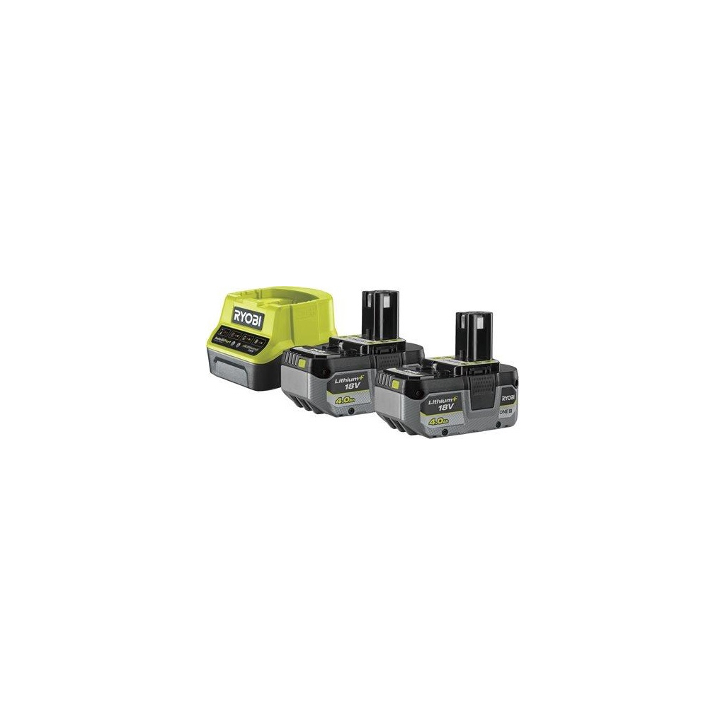 Набір акумулятор + зарядний пристрій Ryobi RC18120-240X, 18В ONE+, 2х4Ah, Lithium+ (5133005092)